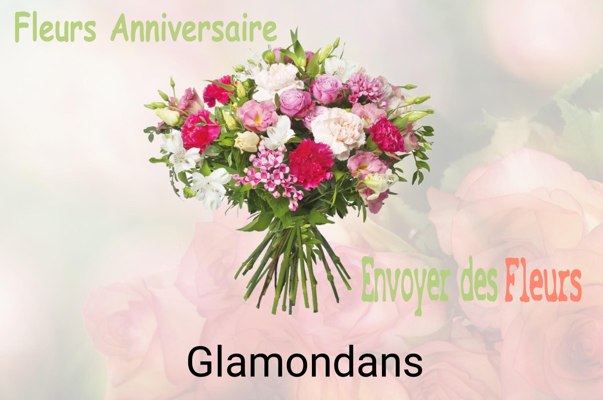 Bouquet de fleurs d’anniversaire livré à Glamondans