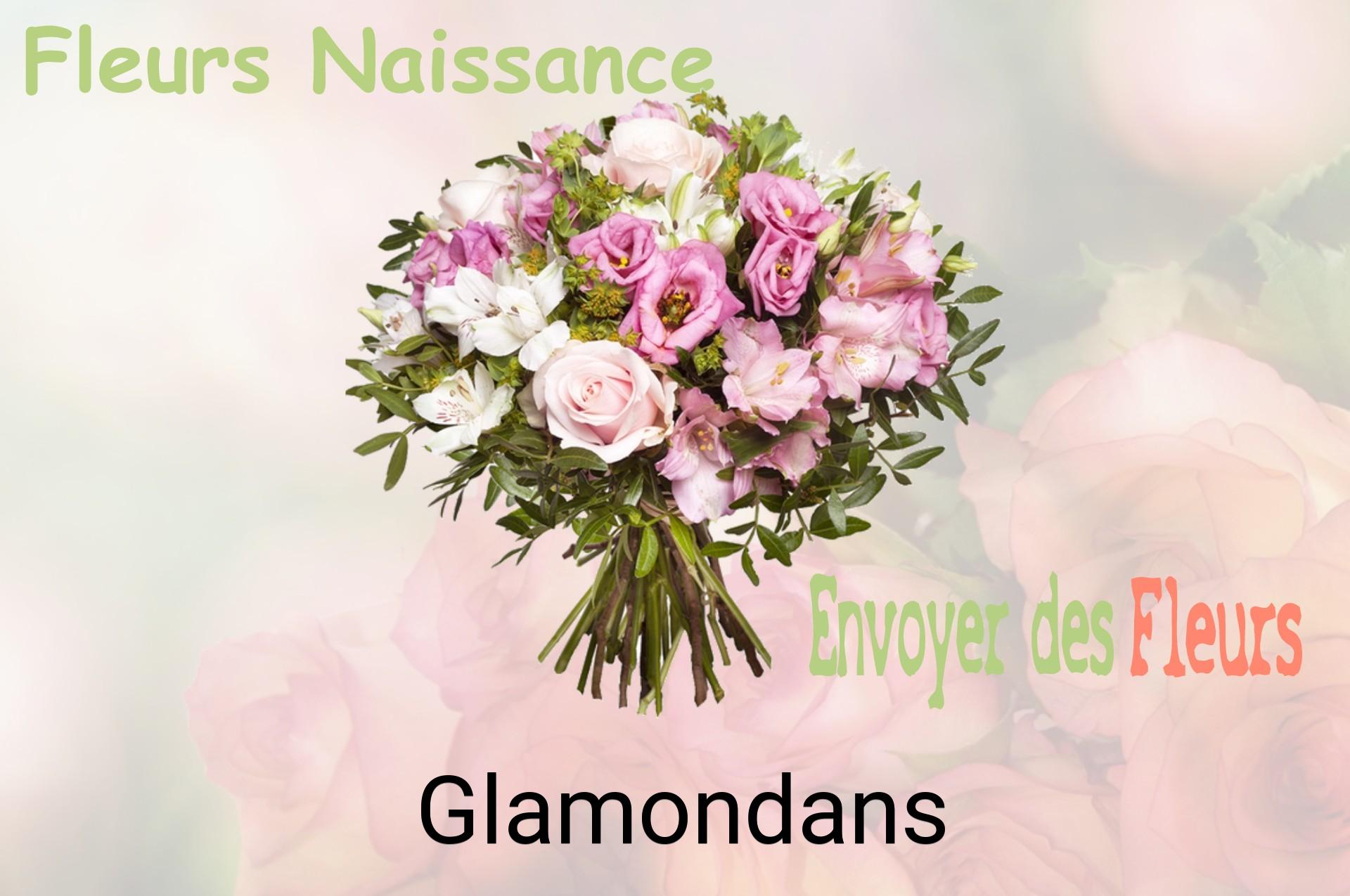 Bouquet de fleurs de naissance livré à Glamondans